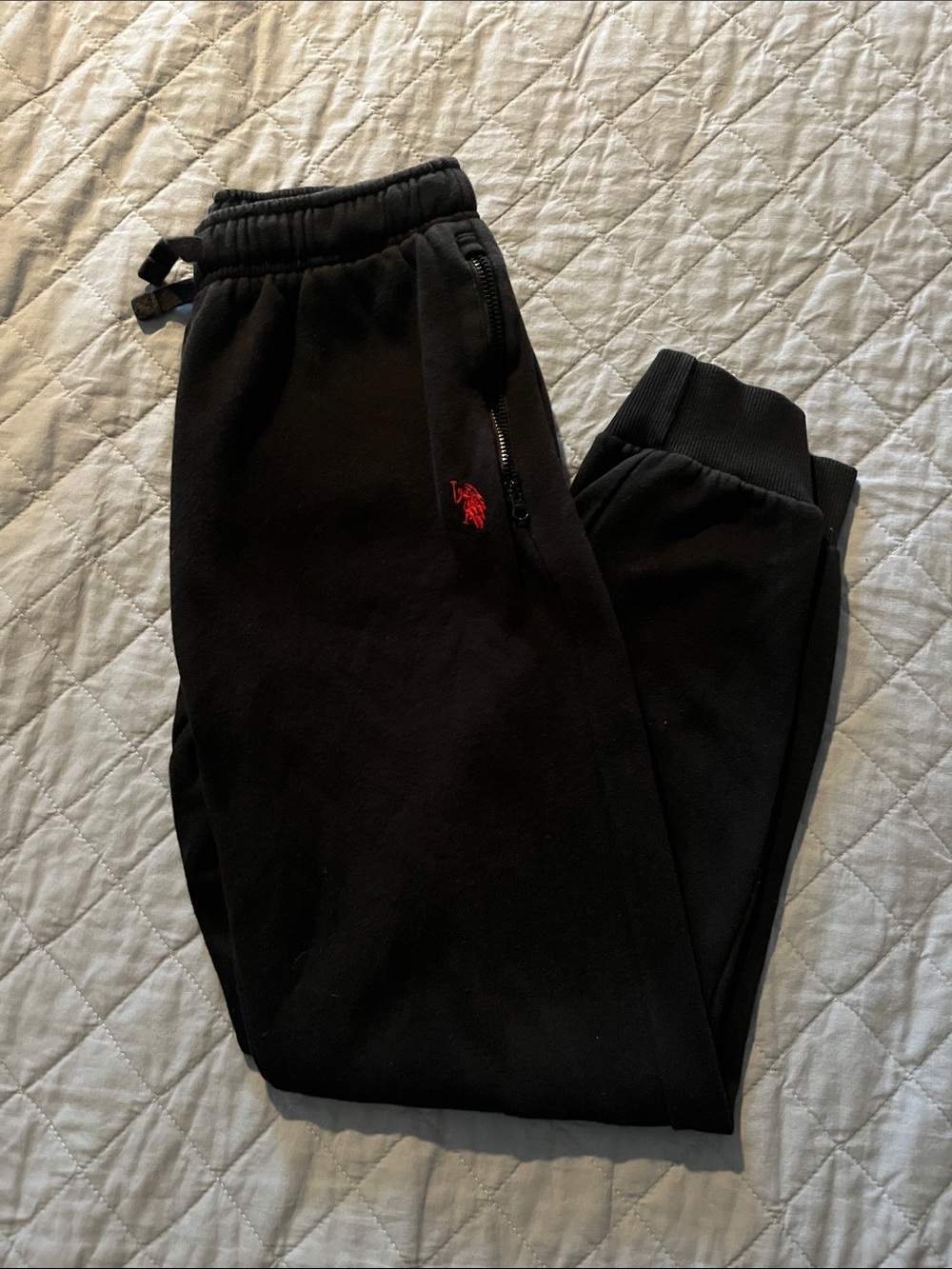 Boys Black Fleece Sweatpants size XL (14-16)